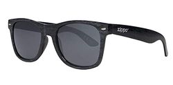 Zippo Unisex gepolariseerde Smoke Flash Mirror Lens Zonnebril, blauw, M