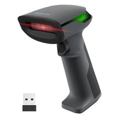 Atlantis A08-LD230P-2D-W Scanner de Codes-Barres sans Fil 1D et 2D Optique Prof (640x480), 60 fps, Lecture Depuis Smartphone et écran, Code pharmaceutique, Connexion USB, Guide Rapide