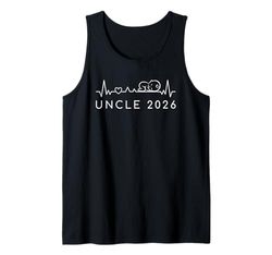 Mens Uncle 2026 Baby Announcement Pregnancy For Future Uncle Tank Top