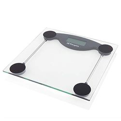 Orbegozo PB 2211 - Bilancia pesapersone, attivazione a sfioramento, indicatore di sovraccarico e batteria scarica, display LCD, max. 150 kg