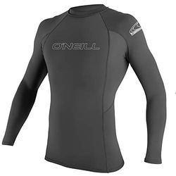 O'Neill våtdräkter herr basic skins långärmad rash guard – grafit, 3XL
