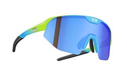 neon Flame uniseks bril voor volwassenen, Crystal Yellow Cyaan Mat, M/L