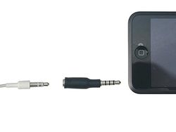 System-S - Adaptador de Audio para Auriculares (3,5 mm, 3 Pines a 3,5 mm, 4 Pines)