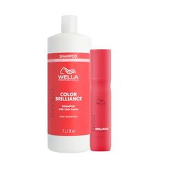 Wella Professionals Invigo Color Brilliance - 150ml Districante capelli spray Miracle BB & 1L Shampoo professionale, Protezione Colore e Luminosità per Capelli Sottili e Normali