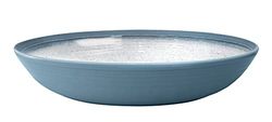 Brunner 0830067N.C5T Ciotola Ovale in Melamina Stonetouch, Oval Servig Bowl Collezione Tuscany, Colore Azzurro Grigio, Bpa-Free, Resistente agli Urti, Lavabile in Lavastoviglie