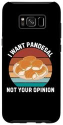 Carcasa para Galaxy S8+ Retro, quiero Pandesal, no tu opinión, Vintage Pandesal