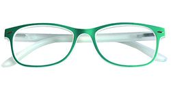 Prontoleggo Occhiali da Lettura Prontoleggo Mod. Diamond Verde/Bianco - Diottria +1,50-1 pezzo