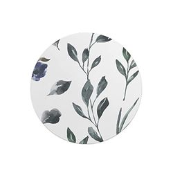 Questo Casa, Digitalt tryck runt musmatta, halkfri undersida för kontor och hem, diameter: 22 cm