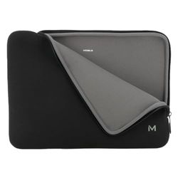 Funda Neopreno para Ordenador Portátil 12.5-14'', Laptop Sleeve 14", Compatible MacBook Air/Pro 13.3", Negro/Gris