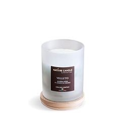 NATURE CANDLE Atelier Line 200 g – Velvet – Black Amber and Cedar Wood