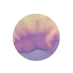 Questo Casa, Round Digital Printed Mouse Pad, Non-Slip Base, for Office and Home, Diameter:22cm