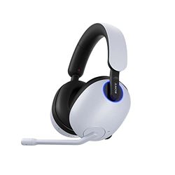 Sony INZONE H9 — bezprzewodowe słuchawki do gier z redukcją hałasu, dźwięk przestrzenny 360°, wygodne dopasowanie, bateria 32 godz., wysokiej jakości mikrofon, kompatybilność z PC i PS5 — biały