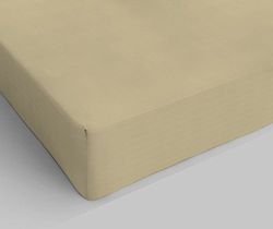 Sábana Bajera Ajustable de algodón MAX Color, para Cama de Matrimonio, Color Gris
