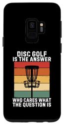 Carcasa para Galaxy S9 Retro Disc Golf es la respuesta a quién le importa cuál es la pregunta