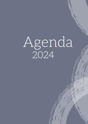 Agenda 2024: Format A4 | Semainier du lundi au samedi sur 2 pages | Carnet de Notes | To-Do List | Outil de gestion du temps 3 en 1