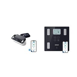 OMRON Complete Smart Home Blood Pressure Monitor and ECG for Hypertension Monitoring and AFib screening & OMRON Viva Bluetooth Smart Scale and Body Composition Monitor with Body Fat