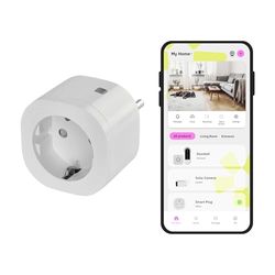 OMAJIN by Netatmo Presa Intelligente, Timer, Monitoraggio Consumo, Controllo Remoto, Spegnimento Ritardato, Risparmio Energetico, Wi-Fi 2.4Ghz/Bluetooth, 16A/3680W, OSP-SK