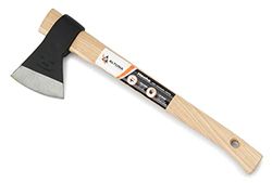 Machado vizcaíno, modelo 8281, feito com aço forjado e cabo de madeira, adequado para uso intensivo, 38 cm, peso 400 g, grande resistência e durabilidade - Bikain