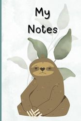 My Sloth Notebook