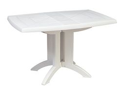 GROSFILLEX 52149004 tafel Vega 118 x 77 cm, wit, 118 x 77 x 72 cm