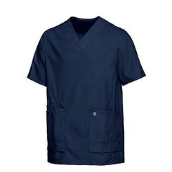 BP 1763-241-0110-Ln Housse en tissu unisexe super léger, 49% coton/48% polyester/3% élastoléfine, bleu nuit, taille L