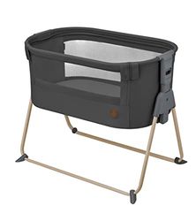 Maxi-Cosi Tori 2-in-1 Co-Sleeper, bedbed, 0-6 maanden, 0-9 kg, ultracompact opvouwbaar, licht, 5 hoogteposities, draagbare co-sleeper met ademend gaas, reiswieg, Beyond Graphite