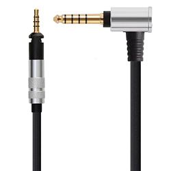 FAAEAL Balanskabel för Sennheiser HD599 HD598 HD558 HD518 HD579 HD569 hörlurar ATH-M40x ATH-M50x ATH-M60x ATH-M70x ljudkabel 1,5 m 4,4 mm