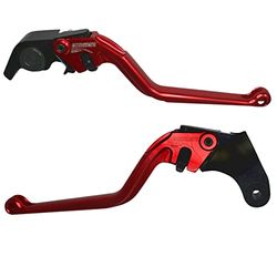 ACCOSSATO Pair of Red Levers for Aprilia Tuono V4 1100 RR/Factory from 2017 to 2021 (CC 1100)