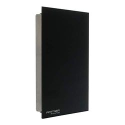 Rottner Sleutelkast Key Glass Black, magneetsluiting, zwart, b x h 20 x 30 cm, 8 haken, bevestigingsmateriaal incl.