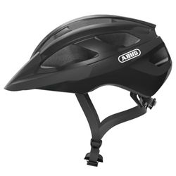 ABUS MACATOR, Casco da Bicicletta. Unisex-Adulto, Nero (Velvet Black), L