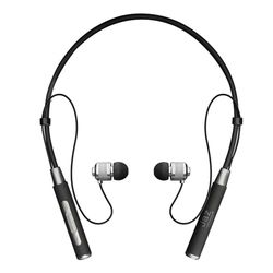 JAZ SBS Spirit V.5.0 bezprzewodowe słuchawki stereo, metalowe wykończenie, elastyczna opaska na szyję, wielofunkcyjne przyciski do odtwarzania muzyki i połączeń