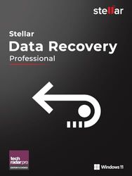 Stellar Data Recovery 11 - Software de recuperación de datos de Windows para recuperar datos perdidos | Professional | 1 Dispositivo | 1 Año | Código de activación PC enviado por email