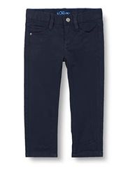 s.Oliver Regular: Broek met jersey voering, Donkerblauw, 116 cm