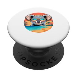 Verano Playa Koala Gafas Koalas Vacaciones PopSockets PopGrip Adhesivo