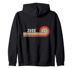 I Love Jude Personalizado Retro Sunset Nombre Sudadera con Capucha