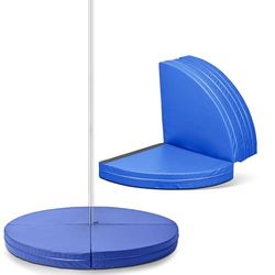 SereneLife Esterilla Fitness para Pole Dance – Colchoneta Plegable Antideslizante para Casa
