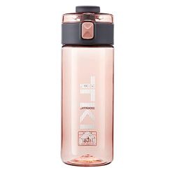 TITIROBA TKK Kinderfles met lekvrij deksel, Tritan, BPA-vrij, met één hand bedienbare sportdrinkfles, roze, 450 ml