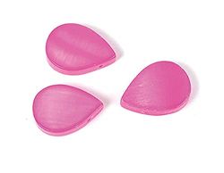 Parel met parelmoerschaal, glanzend, fuchsia, 14 x 10 mm, 250 g. 279u, ca.