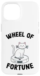 Wheel Of Fortune Cat Joke Robot Vacuum Cleaner Cat Case for iPhone 15