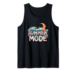 Traje divertido de verano Camiseta sin Mangas