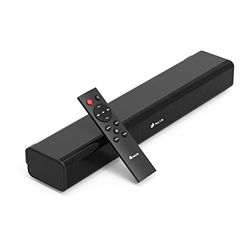 NGS Subway - Barre de Son TV, Soundbar avec Puissance de Sortie 40W, Compatible avec la Technologie Bluetooth 5.0, Entrée Optical-USB-AUX in, Télécommande