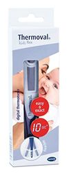 Thermoval Klinische flexibele kinderthermometer, digitale thermometer voor baby's, snel en nauwkeurig, meting van koorts, okselholte, oraal en rechthoek, flexibele punt