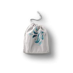 Bonamaison Printed Cotton Produce Bag with Drawstring, Reusable Grocery Bag, Biodegradable Eco-Friendly Bags, Travel Pouch, Sachet Bags, Shopping Bag, Eco Friendly, Foldable, Size: 30x40 cm