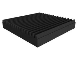 Mercury - Cuneo 600 x 600 x 100 mm, colore: Carbone - Confezione da 4