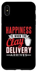 Clay Delivery Pottery Design For A Potter Case for iPhone XS Max