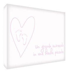 Feel Good Art miraclegirl-a5blk-15it Jeton décoratif Acrylique Rose clair 21 x 14 x 2 cm