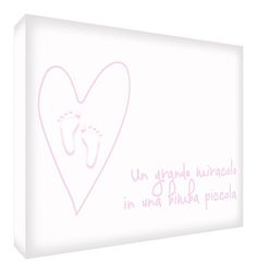 Feel Good Art miraclegirl-a5blk-15it Jeton décoratif Acrylique Rose clair 21 x 14 x 2 cm