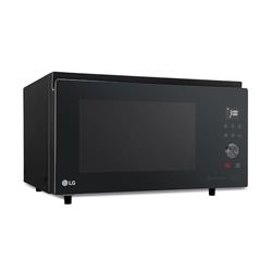 LG MJ3965BPS Forno Microonde Smart Inverter Combinato e Ventilato con Doppio Grill, 39 Litri, 1350 W, Programmi Automatici, 5 Livelli di Potenza, Piatto Microonde Crispy Incluso - Nero Fumè