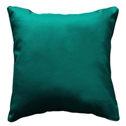 mjukhet i interiören, kudde 60 x 60 cm smaragd, vanlig polyester, essentiell