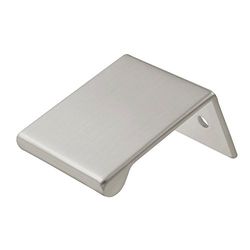 Hickory Hardware Hh09747-sn Rotterdam Collection 2,5 cm Centre vers Centre contemporain à lèvres Pull en nickel satiné,